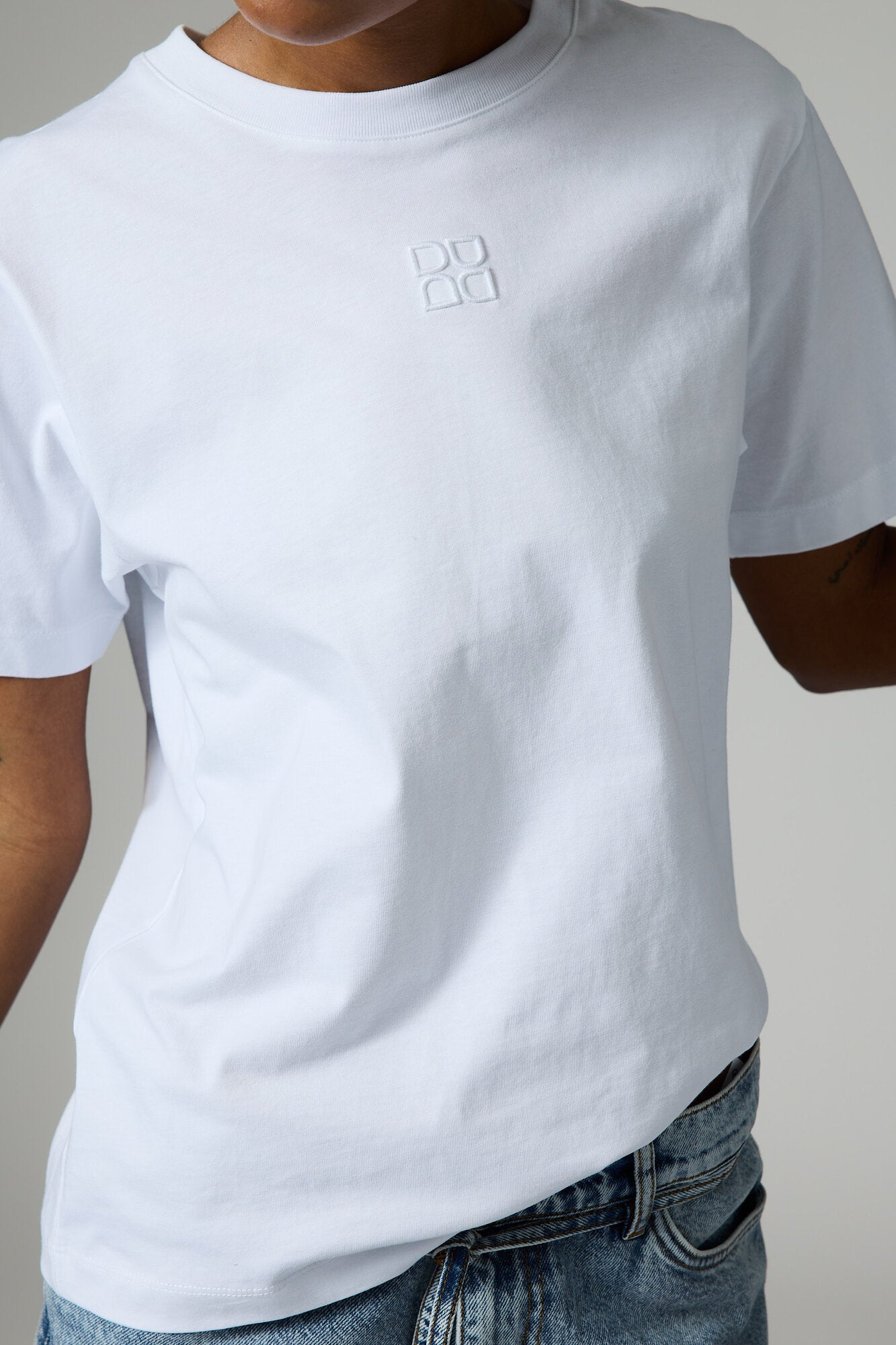 Heavy Jersey Parry t-shirt - hvid
